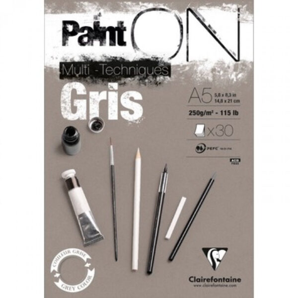 A5 Paint On Multi techniques grå