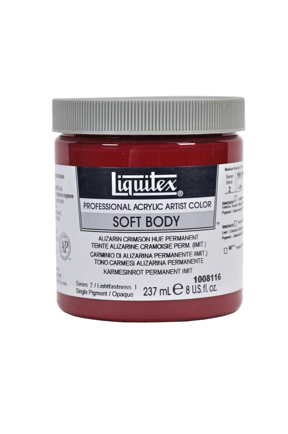 SOFT BODY 237 ML ALIZARIN CRIMSON HUE PERMANENT