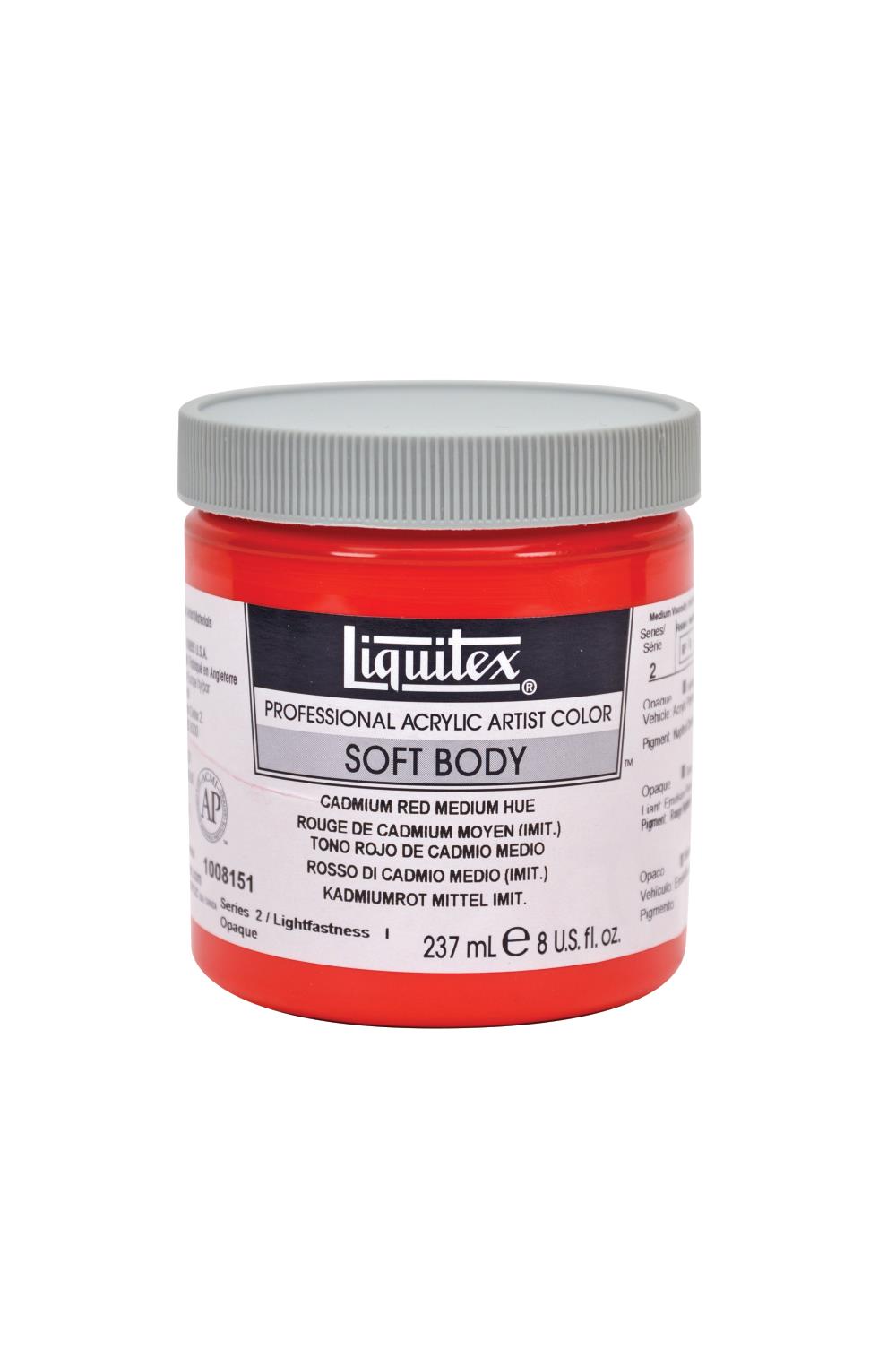 SOFT BODY 237 ML CADMIUM RED MEDIUM HUE