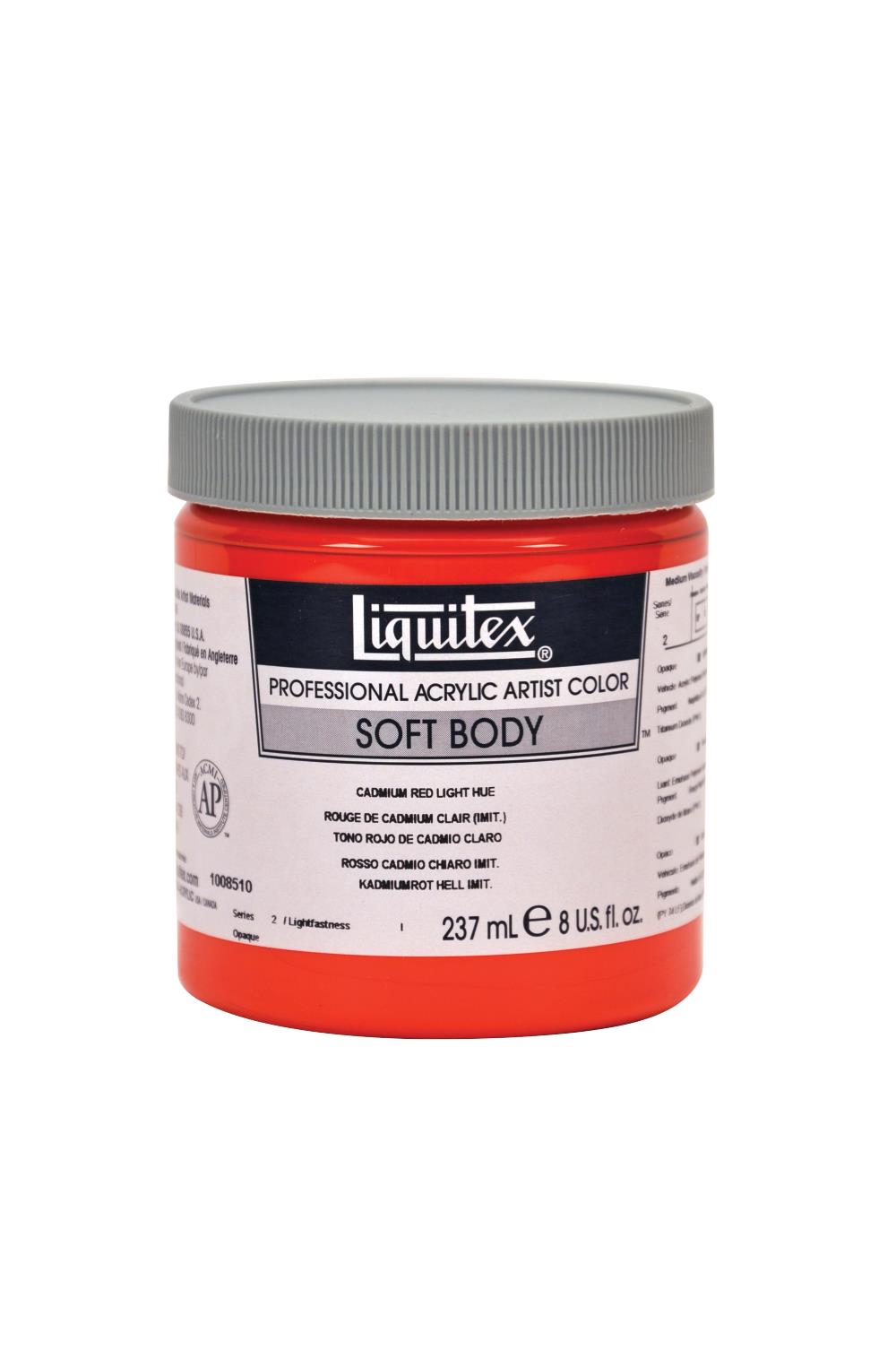 SOFT BODY 237ML CADMIUM RED LIGHT HUE